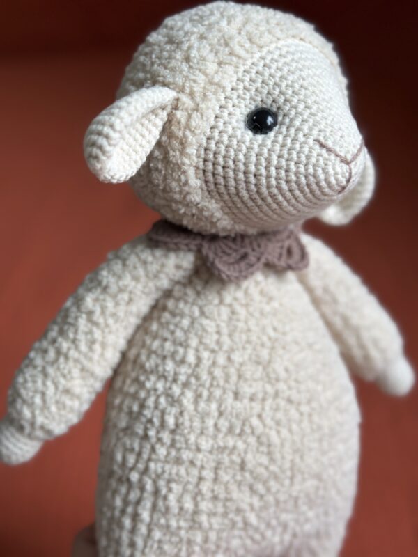El Yapımı Organik Pamuk Amigurumi Kuzu Pamuk