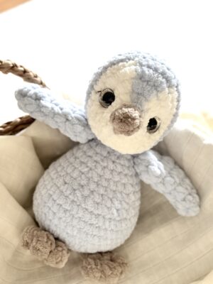 Oyun Arkadaşı Penguen Mia Mavi -Dolgulu
