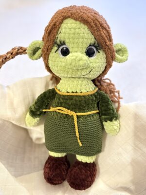 Fiona Amigurumi El Yapımı Örgü Oyuncak Figür