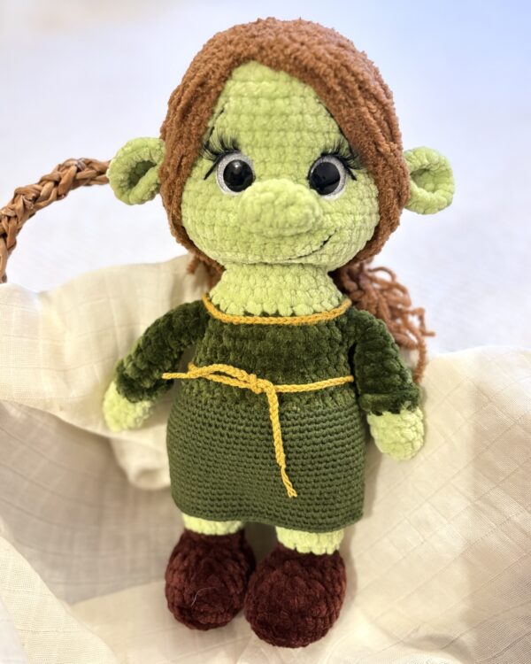 Fiona Amigurumi El Yapımı Örgü Oyuncak Figür